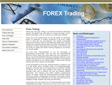 Tablet Screenshot of forex-infocenter.com